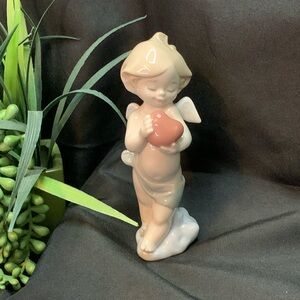 Vintage NAO / Lladro “A Little Heart of Love” Cherub / Angel figure